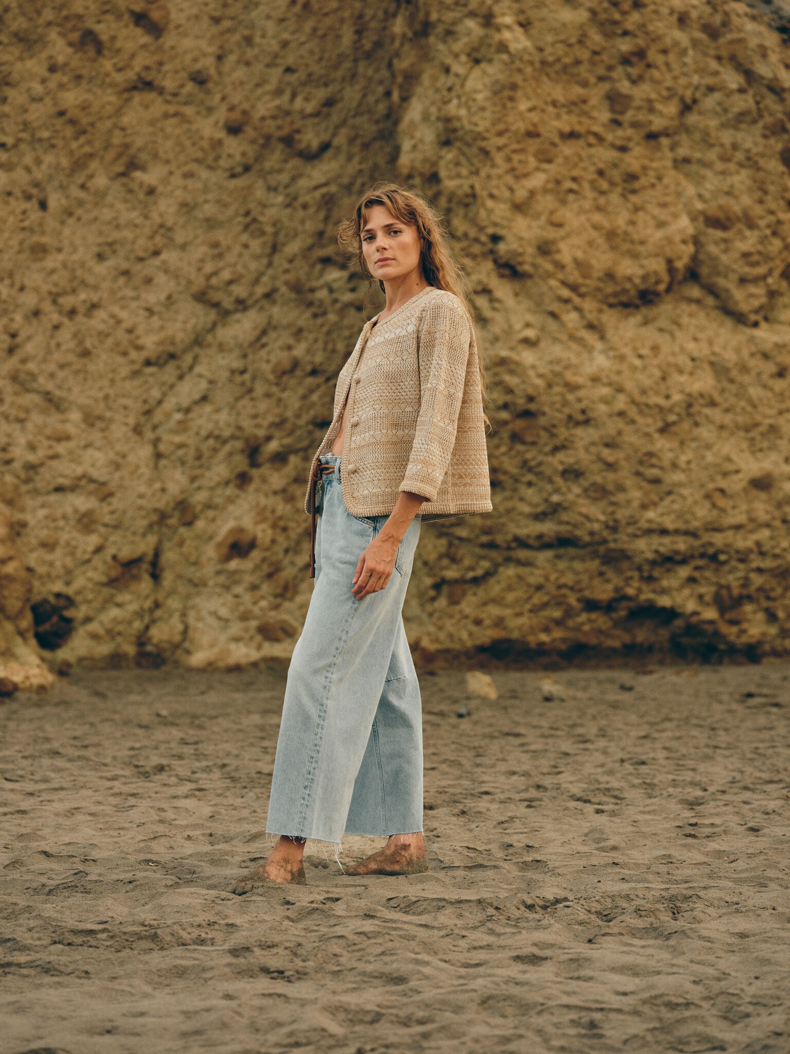 Modelshot / Beige Melange / Detail